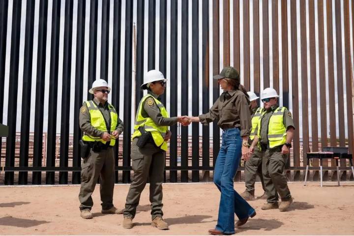 La nueva táctica de Trump: Pinta de negro muro fronterizo para elevar el calor y frenar migrantes