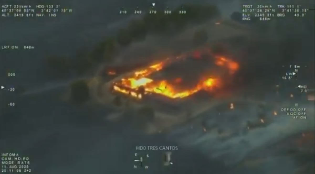 Un incendio en Tres Cantos (Madrid) obliga a declarar el nivel 2 de alerta debido a la cercanía a viviendas