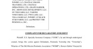 WINERIES: Liability Insurer sues Peninsula Township in response to $50M judgment