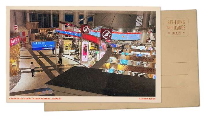 Greetings from the Dubai airport, where a long layover can also be a destination