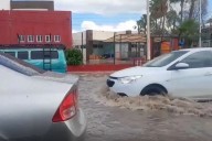 Encharcamiento afecta vialidades en La Paz