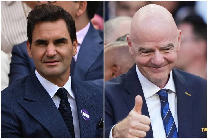 “El único capaz”. El arma secreta que Suiza podría usar para negociar con Trump: Federer e Infantino