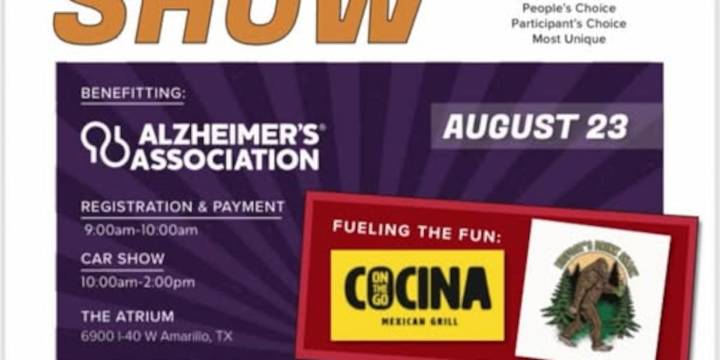 Car show to benefit Alzheimer’s Association set for Saturday in Amarillo