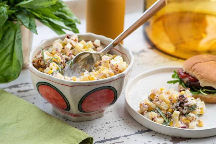 Celebrate summer and Labor Day with this corn and potato salad