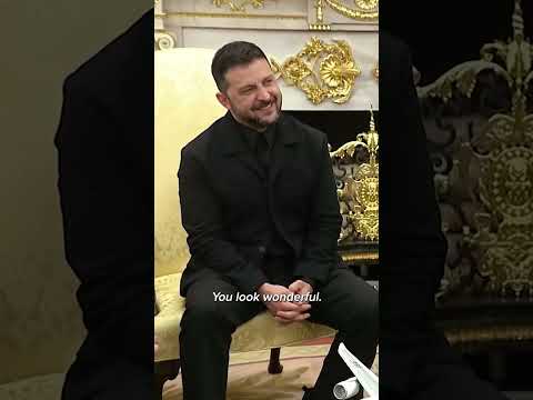 Zelenskyy jokes about wearing suit to White House meeting