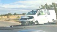 Un accidente entre dos turismos moviliza a la Policía Nacional en León