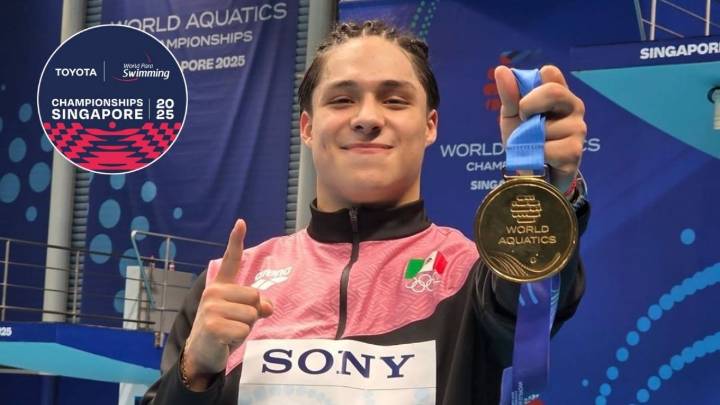 Reconocen al mexicano Osmar Olvera como el mejor clavadista del Mundial Singapur 2025