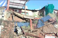 Derrumbes en barrio Las Flores: tres familias piden ayuda tras el colapso de sus viviendas