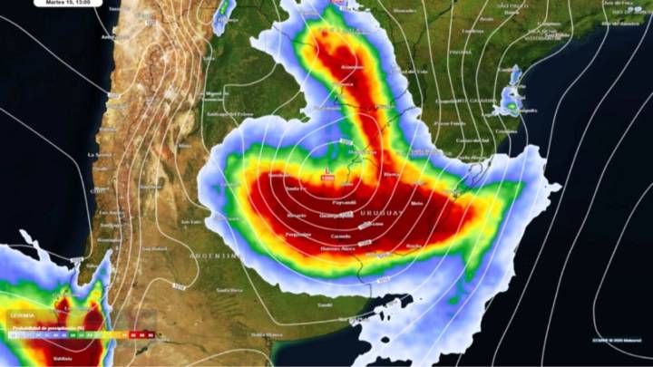 Alerta naranja en el AMBA y otras nueve provincias por ciclogénesis, lluvia y ráfagas de viento de hasta 90km/h