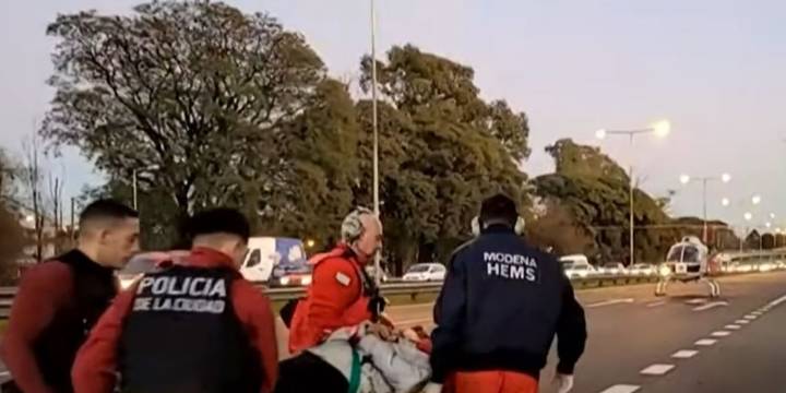 Dos choques en Mataderos movilizan al SAME aéreo y generan cortes en la General Paz