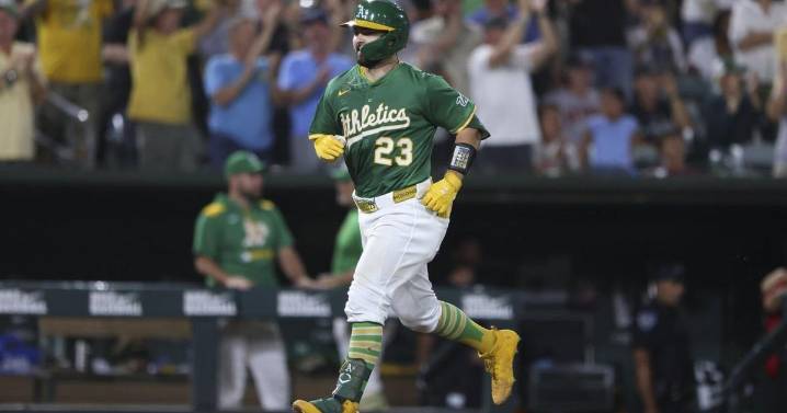 Shea Langeliers hits 2nd career grand slam to help power Athletics to 8