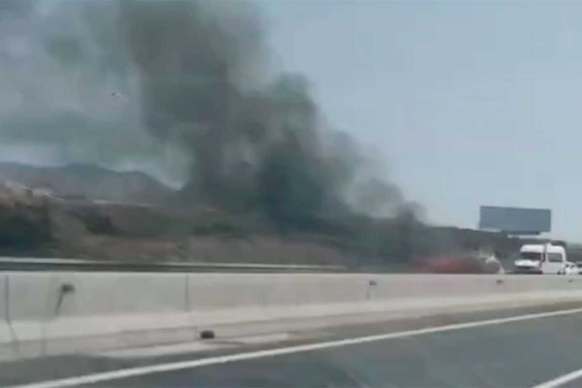 El 112 actualiza la información del accidente e incendio de un coche en la TF