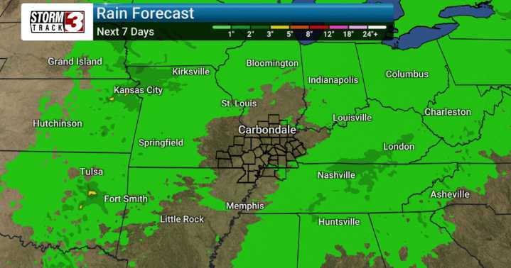 Mild to warm most of the week. Some spotty rain chances