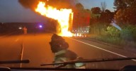 40,000 pounds of steaks lost in semitruck fire