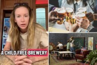 Brewery patrons debate whether children should be allowed inside drinking establishments