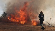 At least one dead as wildfires spread across Europe with Mount Vesuvius closed in Italy & French vineyards turned to ash