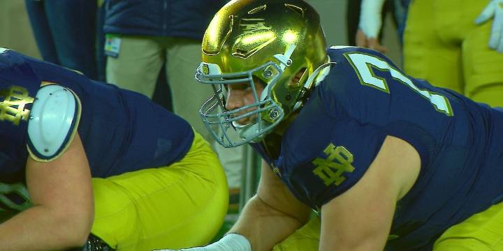 Notre Dame guard Billy Schrauth named to Lombardi Award Watch List