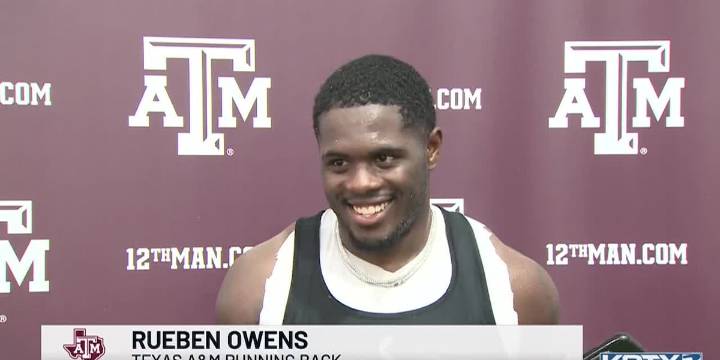 Watch: Texas A&M’s Owens, Howell, Nabou speak during fall camp