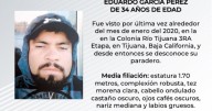 Se busca a Eduardo García Pérez, de 34 años