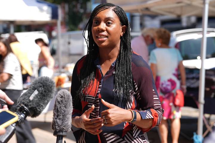 Kemi Badenoch hits out at 'hysterical' attacks from racist trolls