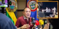 Video: ministro de Trabajo bailó carranga en Bucaramanga para distraer a adultos mayores que completaron cuatro horas esperando a Petro