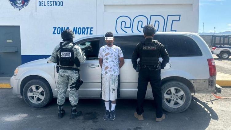 Cae con droga y camioneta usada en ejecución; la pintaban