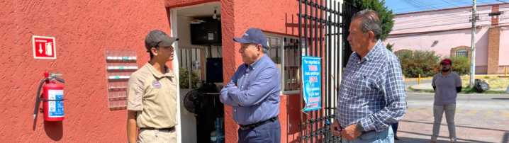 Interapas realiza sondeo en la red de agua potable de la avenida Nicolás Zapata