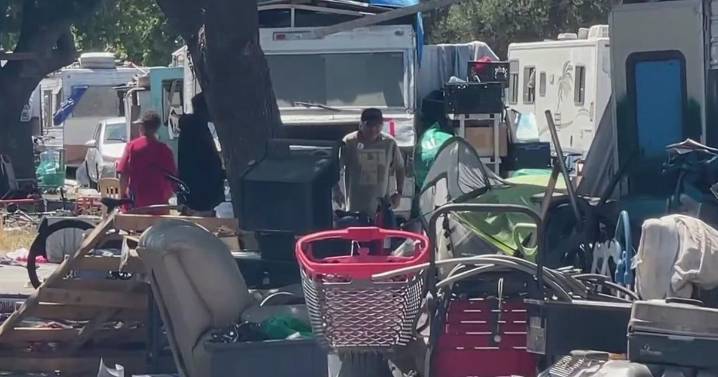 Clean up of homeless encampment at San Jose's Columbus Park set to begin