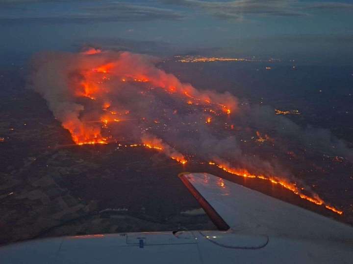Wildfire in southern France rages as firefighters battle for control