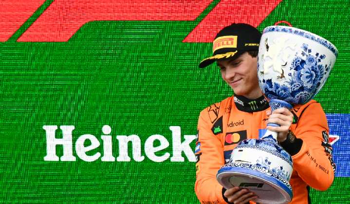 Oscar Piastri dominó de principio a fin y gana el Gran Premio de Países Bajos