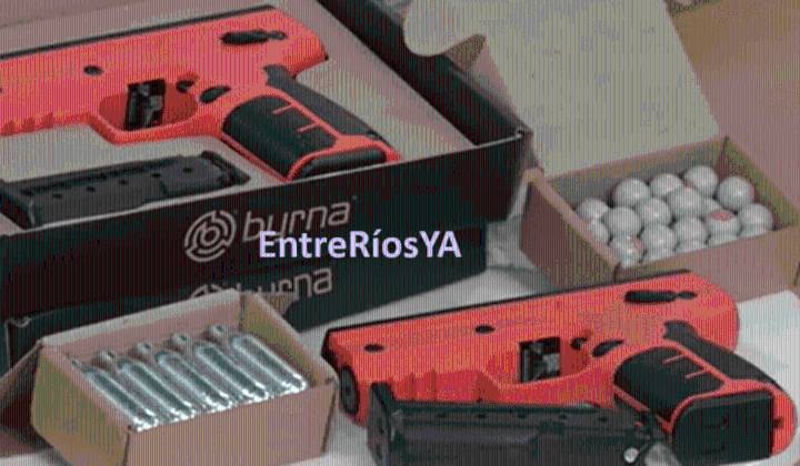 La Policía de Entre Ríos usará Byrna SD, un arma de gas no letal