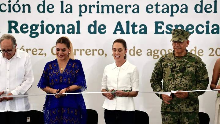 Inaugura presidenta de México primera etapa del Hospital Regional de Alta Especialidad del ISSSTE en Acapulco
