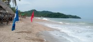 ¡Bandera roja!: Cierran playa Lo de Marcos