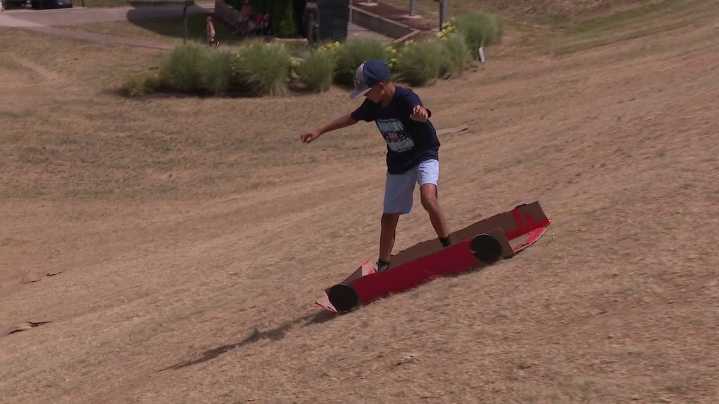 Hill sledding tradition continues at Little League World Series