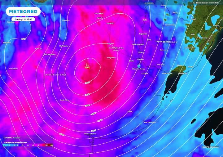 El AMBA espera una nueva ciclogénesis con lluvias abundantes este fin de semana: agosto culminará con grandes excesos