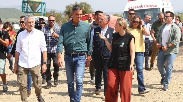 Sánchez declarará zona catastrófica las áreas arrasadas por los incendios