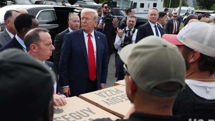 Trump declares victory in DC, brings pizza and says city is 'safe'