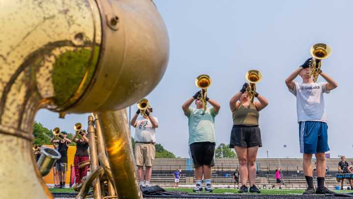 Michigan's Northern Lights Drum and Bugle Corps is all