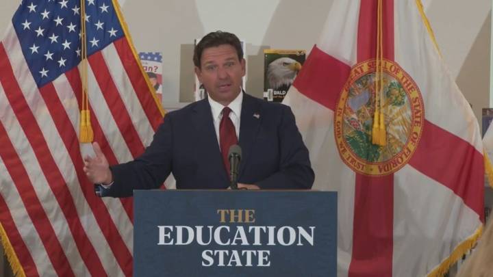 Gov. DeSantis, AG Uthmeier announce action against textbook companies that 'exploited Florida taxpayers'