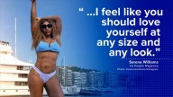 Serena Williams on weight loss journey: 'You should love yourself'