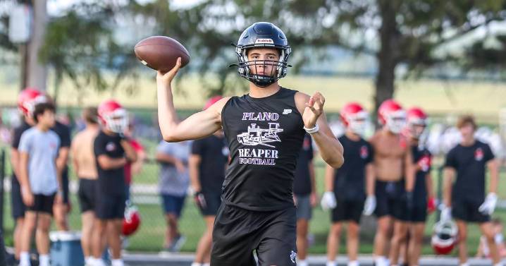 Plano’s Dylan Saunders, back home at quarterback, set to lead Reapers into new season