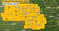 SEVERE THUNDERSTORM WATCH THROUGH 7 PM