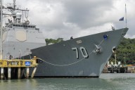 Buque lanzamisiles de EEUU ingresó al canal de Panamá rumbo al Caribe