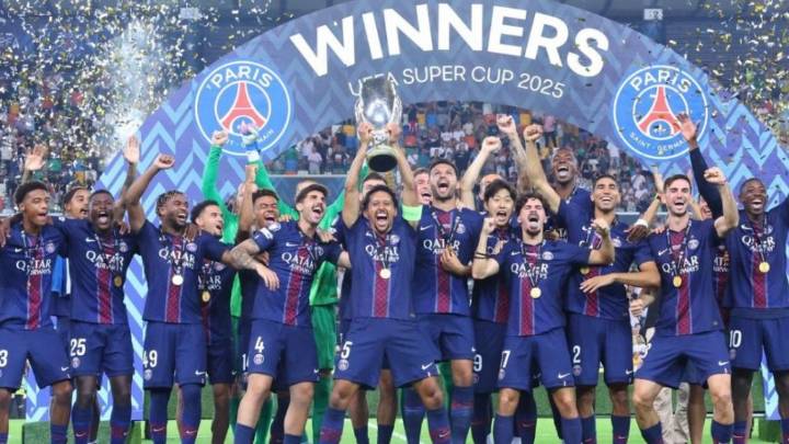 París Saint Germain, campeón de la Supercopa de Europa; la gana por primera vez en su historia