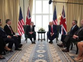 En perfecto inglés, sin apuntes y "botas en el terreno": los líderes europeos llegan entrenados para tratar con Trump en la Casa Blanca