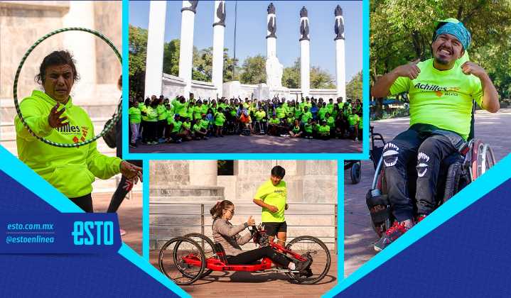 Achilles México: la segunda familia de los atletas con discapacidad que los ayuda a correr el Maratón de la CDMX