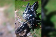 Un motociclista fue hospitalizado tras un accidente en el Parque Urquiza