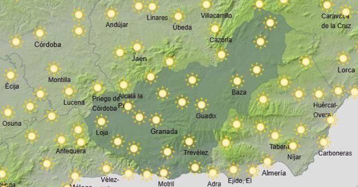 Tiempo Granada | Cielos despejados y el termómetro en descenso este jueves