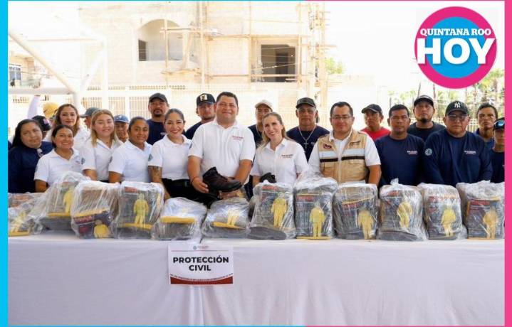 Isla Mujeres fortalece las áreas operativas con entrega de equipo y herramientas