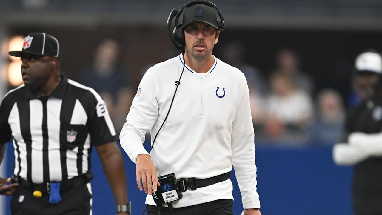 Shane Steichen 'very close' to making starting quarterback decision between Daniel Jones, Anthony Richardson Sr.